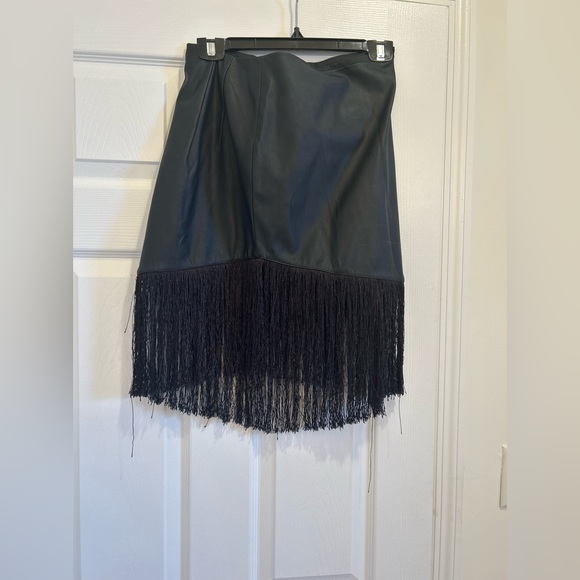 COPY - Fringe Black Express Skirt - Picture 5 of 12